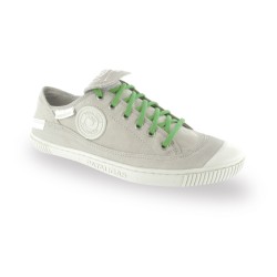 Lacets pour chaussures en toile plats et fins longueur 40 cm largeur 4 mm couleur vert pastourelle