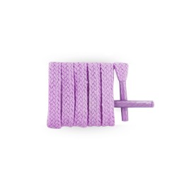 Lacets pour chaussures en toile plats et fins longueur 55 cm largeur 4 mm couleur mauve lavande