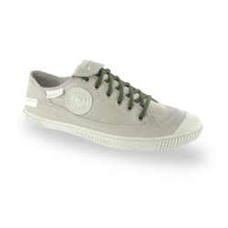 Lacets pour chaussures en toile plats et fins longueur 70 cm largeur 4 mm couleur vert armée