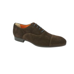 Lacets pour chaussures de ville ronds et fins cirés longueur 75 cm diamètre 2,5 mm couleur bleu airelles