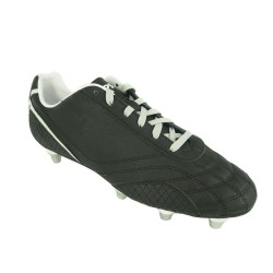 Lacets pour chaussures à crampons foot et rugby longueur 110 cm largeur 7 mm couleur gris garenne