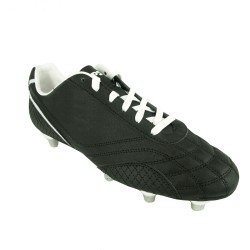 Lacets pour chaussures à crampons foot et rugby longueur 130 cm largeur 7 mm couleur blanc neige