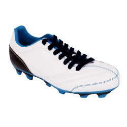 Lacets pour chaussures à crampons foot et rugby longueur 130 cm largeur 7 mm couleur noir ébène
