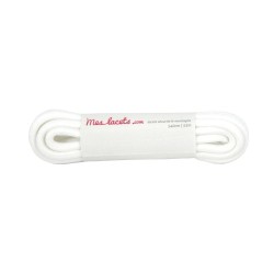 Lacets pour chaussures de marche, randonnée, sécurité longueur 140 cm diamètre 4 mm couleur blanc neige