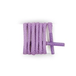 Lacets pour chaussures de ville ronds et fins cirés longueur 75 cm diamètre 2,5 mm couleur mauve lavande