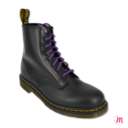 Lacets pour boots et sneakers ronds et épais longueur 150 cm diamètre 4 mm couleur violet iris