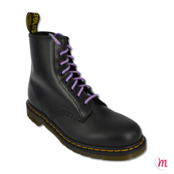 Lacets pour boots et sneakers ronds et épais longueur 110 cm diamètre 4 mm couleur mauve lavande