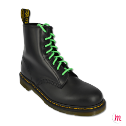 Lacets pour boots et sneakers ronds et épais longueur 90 cm diamètre 4 mm couleur vert fluo