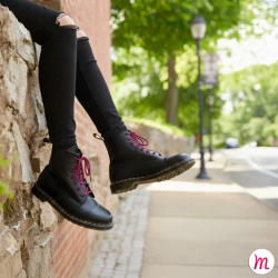 Lacets pour boots et sneakers ronds et épais longueur 150 cm diamètre 4 mm couleur rose tulipe