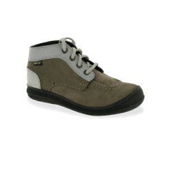 Lacets pour boots et sneakers ronds et épais longueur 150 cm diamètre 4 mm couleur gris garenne