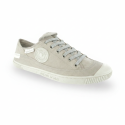 Lacets pour chaussures en toile plats et fins longueur 40 cm largeur 4 mm couleur gris argenté brillant