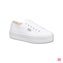 Lacets pour chaussures en toile plats et fins longueur 120 cm largeur 4 mm couleur blanc neige