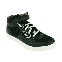 Lacets pour baskets et sneakers plats et larges longueur 125 cm largeur 7 mm couleur gris argenté brillant
