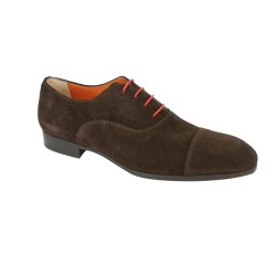 Lacets pour chaussures de ville ronds et fins cirés longueur 60 cm diamètre 2,5 mm couleur rouge passion