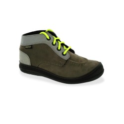 Lacets pour boots et sneakers ronds et épais longueur 110 cm diamètre 4 mm couleur jaune fluo
