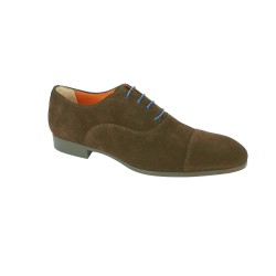 Lacets pour chaussures de ville ronds et fins cirés longueur 60 cm diamètre 2,5 mm couleur bleu azur
