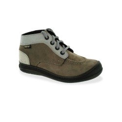 Lacets pour boots et sneakers ronds et épais longueur 150 cm diamètre 4 mm couleur gris source