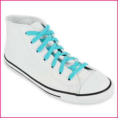 Lacets Converse turquoise