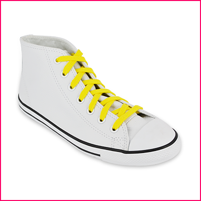 Lacets Converse jaunes