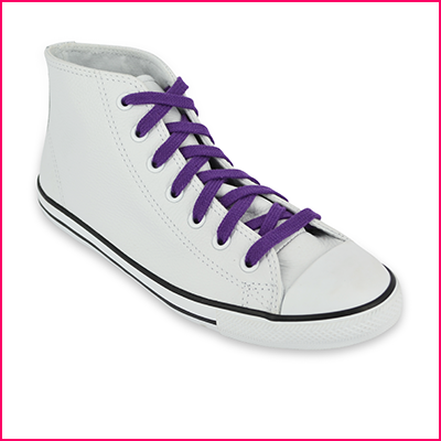 Lacets Converse violets